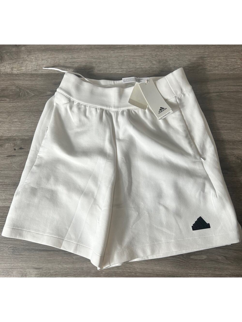 Adidas white men’s sweat shorts size small